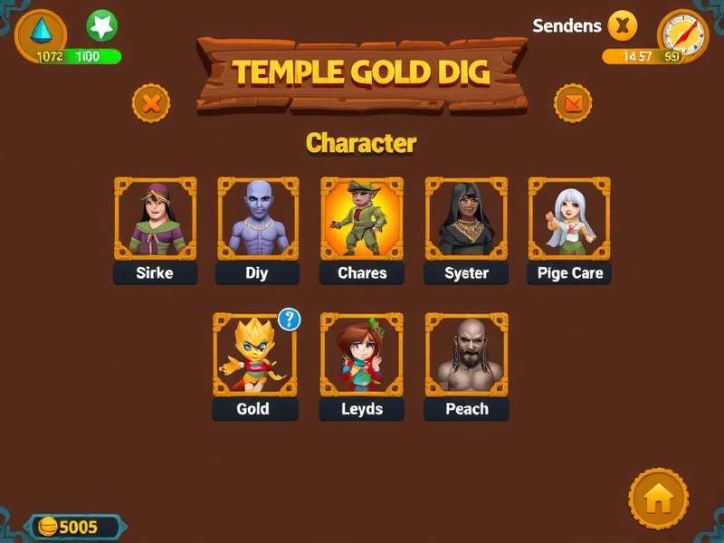 Temple Gold Dig in Action Temple Gold Dig Gameplay Screenshot